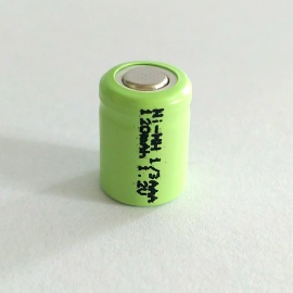 1/3AAA镍氢电池 小型电子玩具电池 1.2V120mah可充电